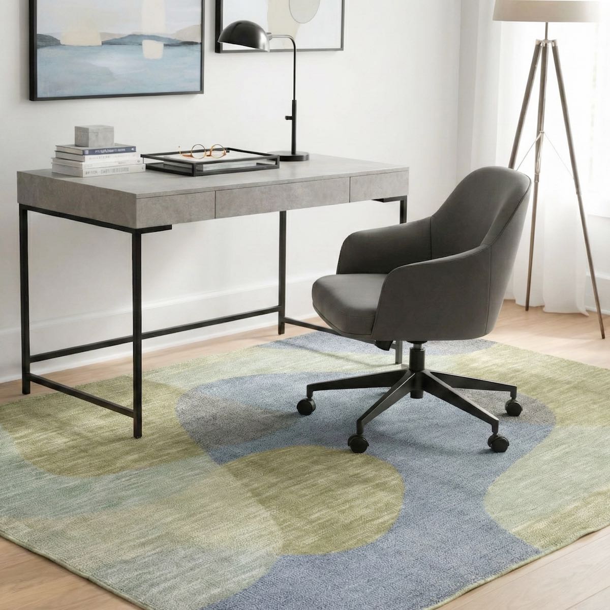 Holt Organic Abstract Modern Plush Washable Area Rug – Coda Collection