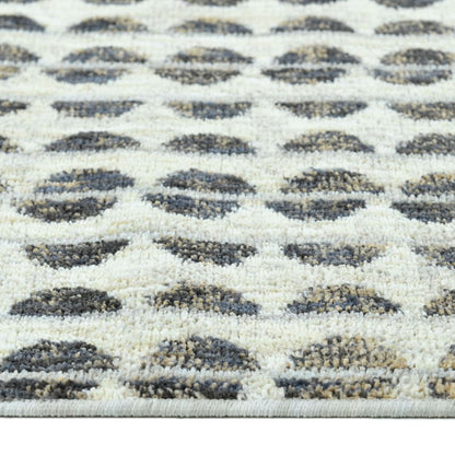 Heath Ivory Multi Micro-Pattern Modern Plush Washable Custom Runner Rug – Coda Collection