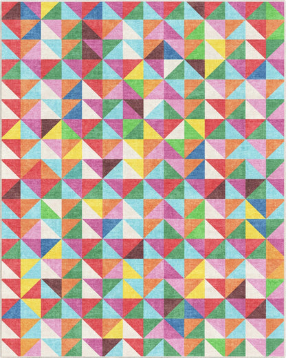 Crayola Modern Tile Geometric Bright Multi Color Area Rug By Well Woven Well Woven