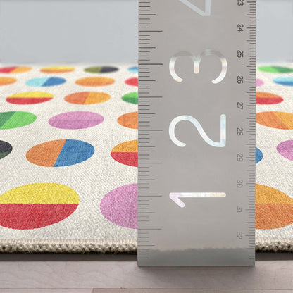 Crayola Modern Split Dots Bright Multi Color Area Rug By Well Woven Well Woven