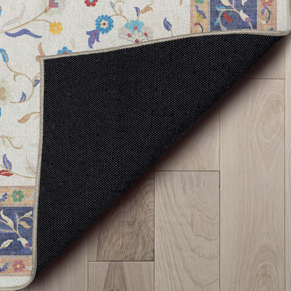 Crayola Floral Elegance Ivory Multi 5' x 7' Area Rug By Well Woven Well Woven