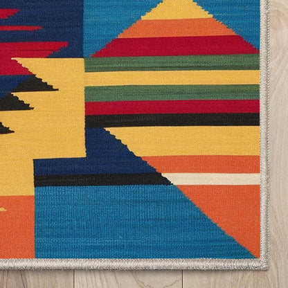 Crayola Sage & Sunsets Multicolor Rug by Well Woven