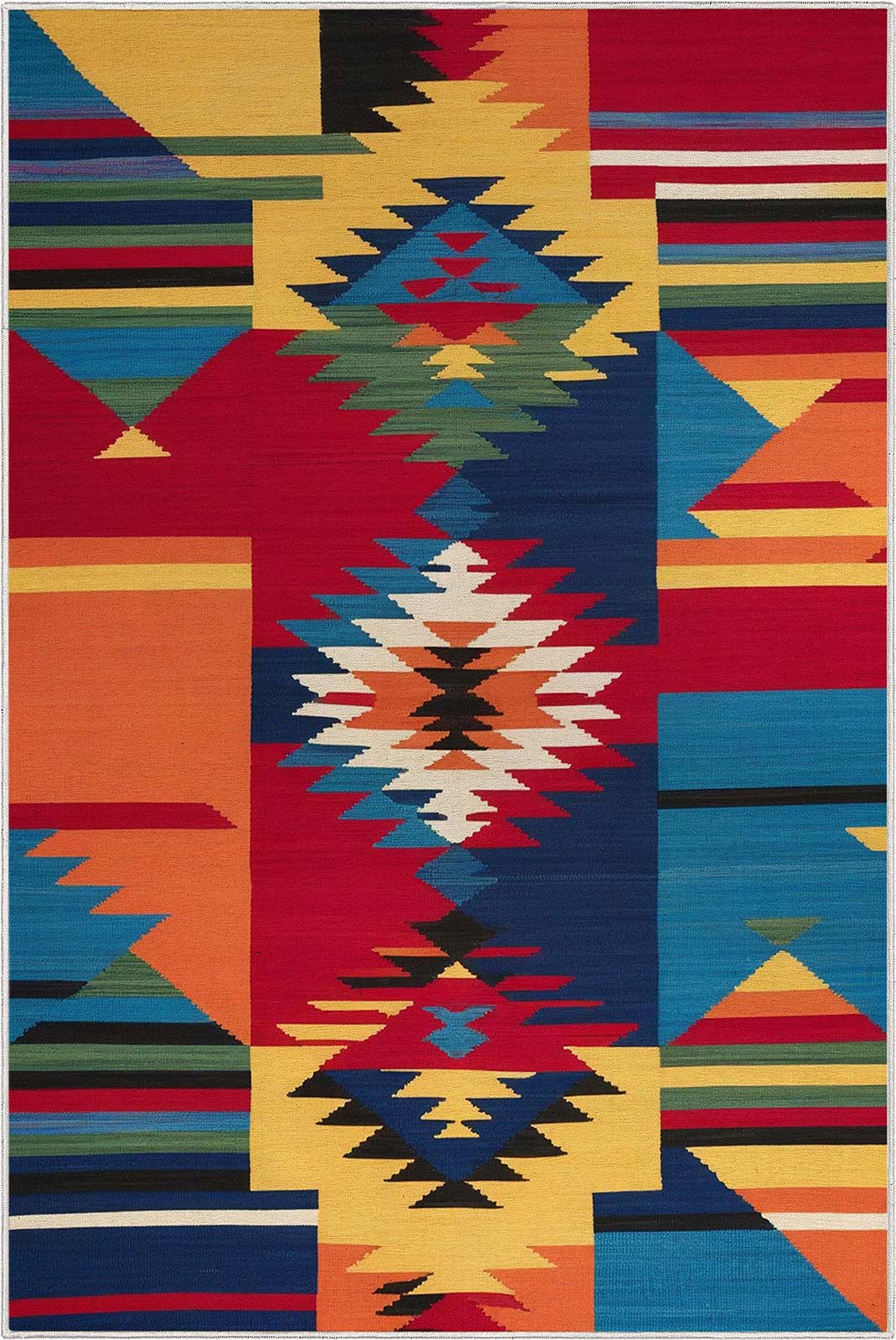 Crayola Sage & Sunsets Multicolor Rug by Well Woven