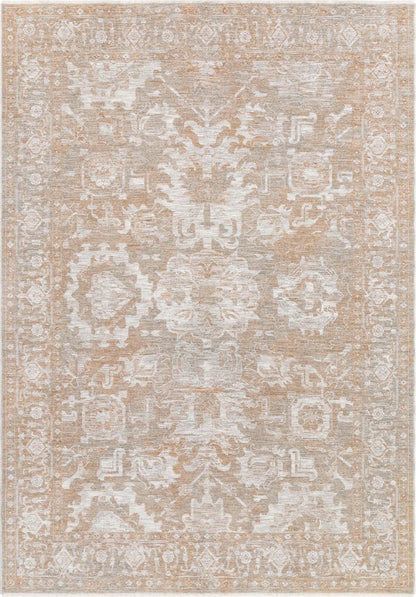 Ethos Serenity Beige Warm Earth Tone - Easy to Clean - Globally Inspired Patterns Well Woven