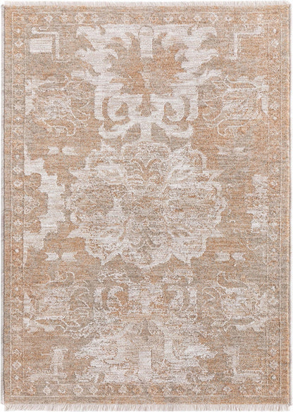 Ethos Serenity Beige Warm Earth Tone - Easy to Clean - Globally Inspired Patterns Well Woven