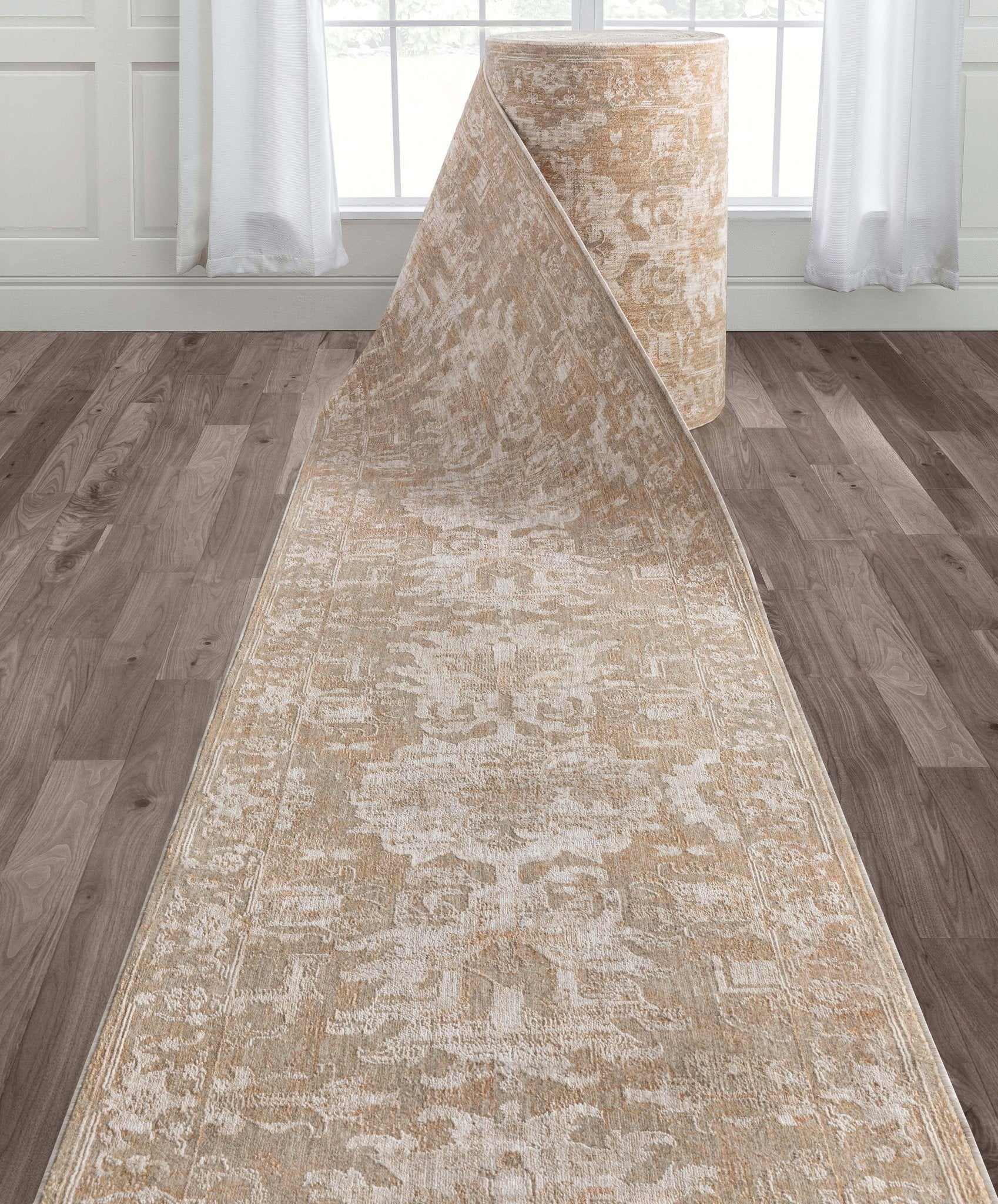 Custom Size Hallway & Stair Runner - Serenity Beige Choose Your Width x Choose Your Runner Length- Made to Order Runner - Dense & Textural - Neutral Tones Well Woven