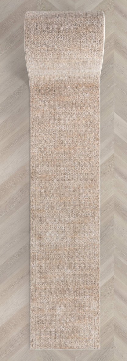 Custom Size Hallway & Stair Runner - Echo Beige Choose Your Width x Choose Your Runner Length- Made to Order Runner - Dense & Textural - Neutral Tones Well Woven