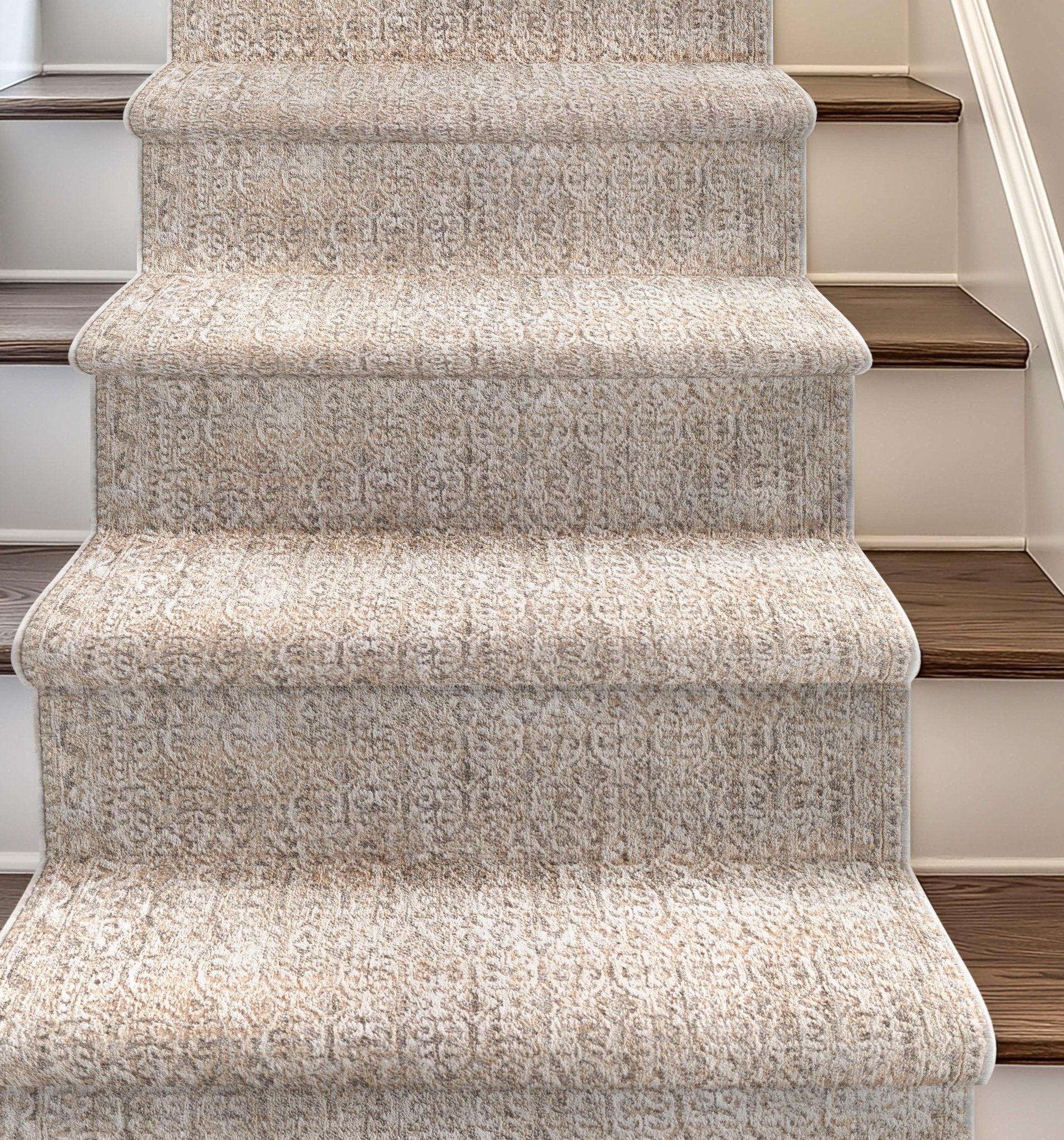 Custom Size Hallway & Stair Runner - Echo Beige Choose Your Width x Choose Your Runner Length- Made to Order Runner - Dense & Textural - Neutral Tones Well Woven