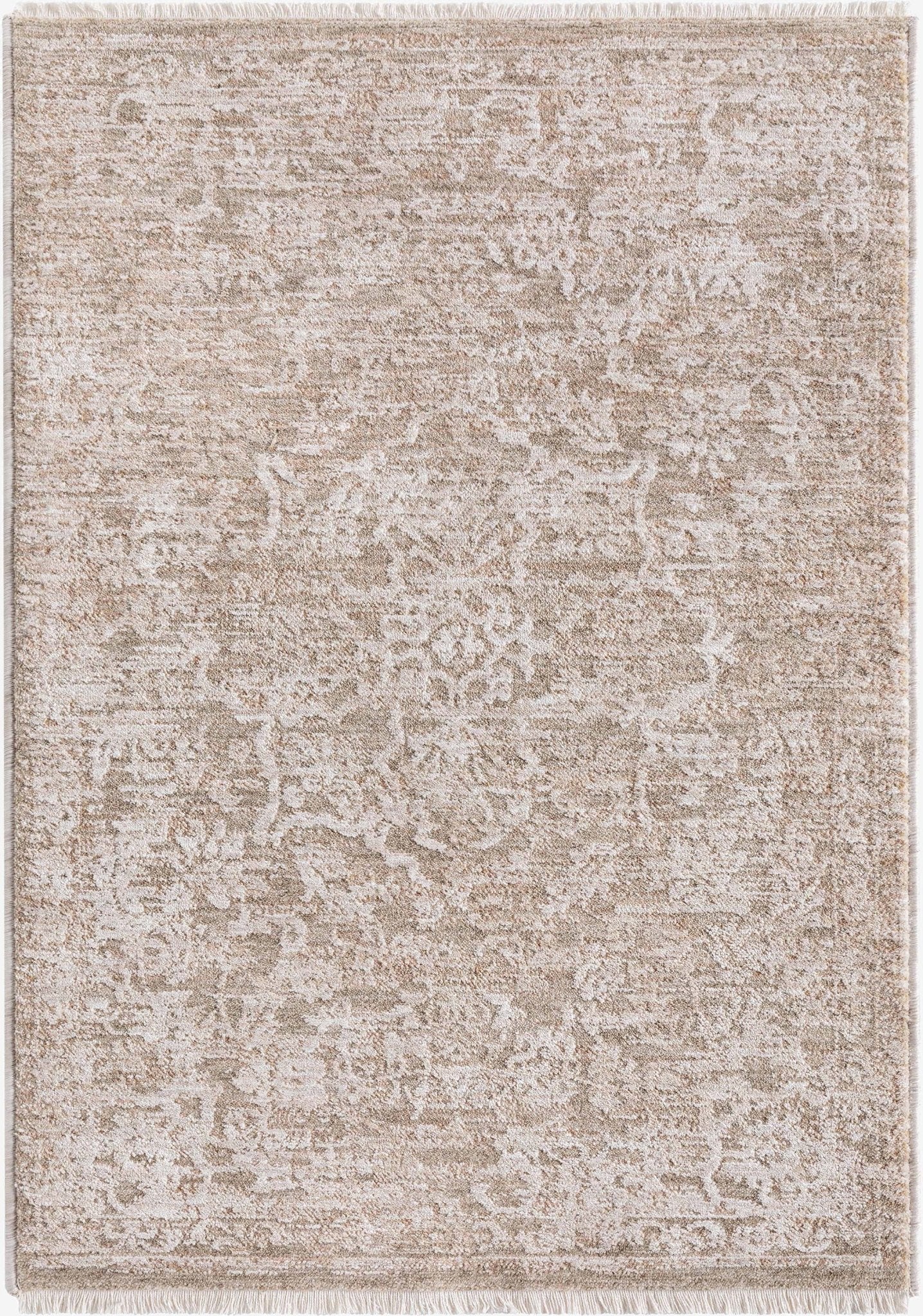 Ethos Harmony Beige Neutral Earth Tone - Easy to Clean - Globally Inspired Patterns Well Woven