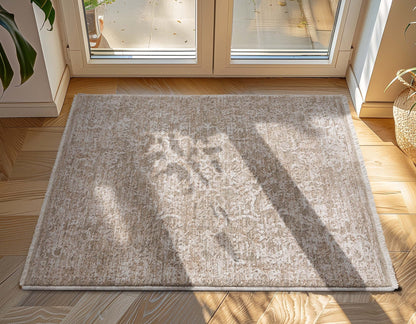 Ethos Harmony Beige Neutral Earth Tone - Easy to Clean - Globally Inspired Patterns Well Woven