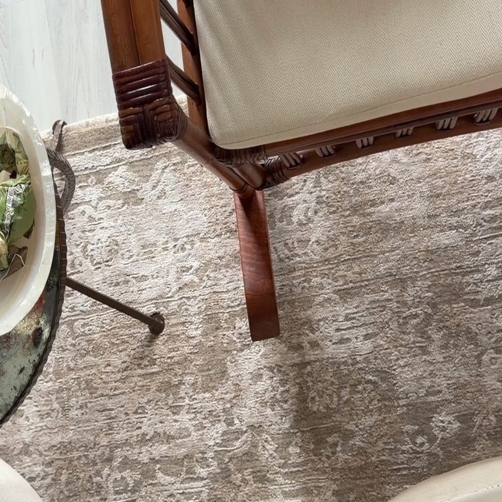 Ethos Harmony Beige Neutral Earth Tone - Easy to Clean - Globally Inspired Patterns