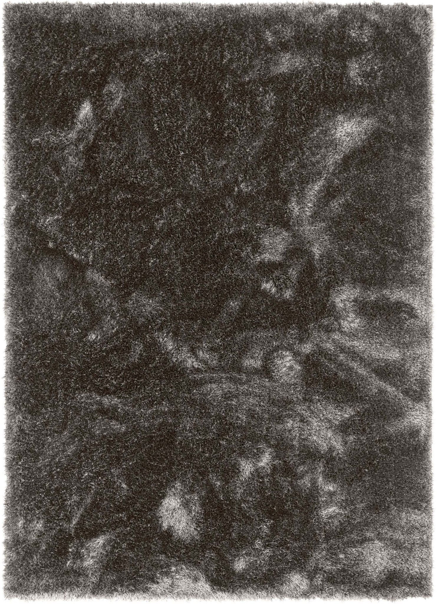 Feather Collection Liza Black Shag Rug –   Sparkly, Plush, Minimalist Glam - Well Woven - black shag rug overhead