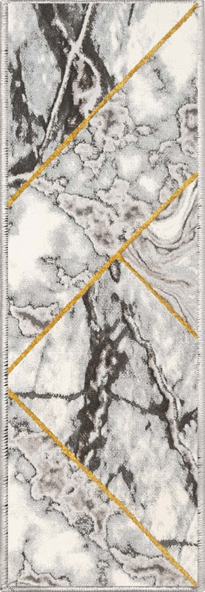 Arlo Grey Stair Tread Rugs - Well Woven