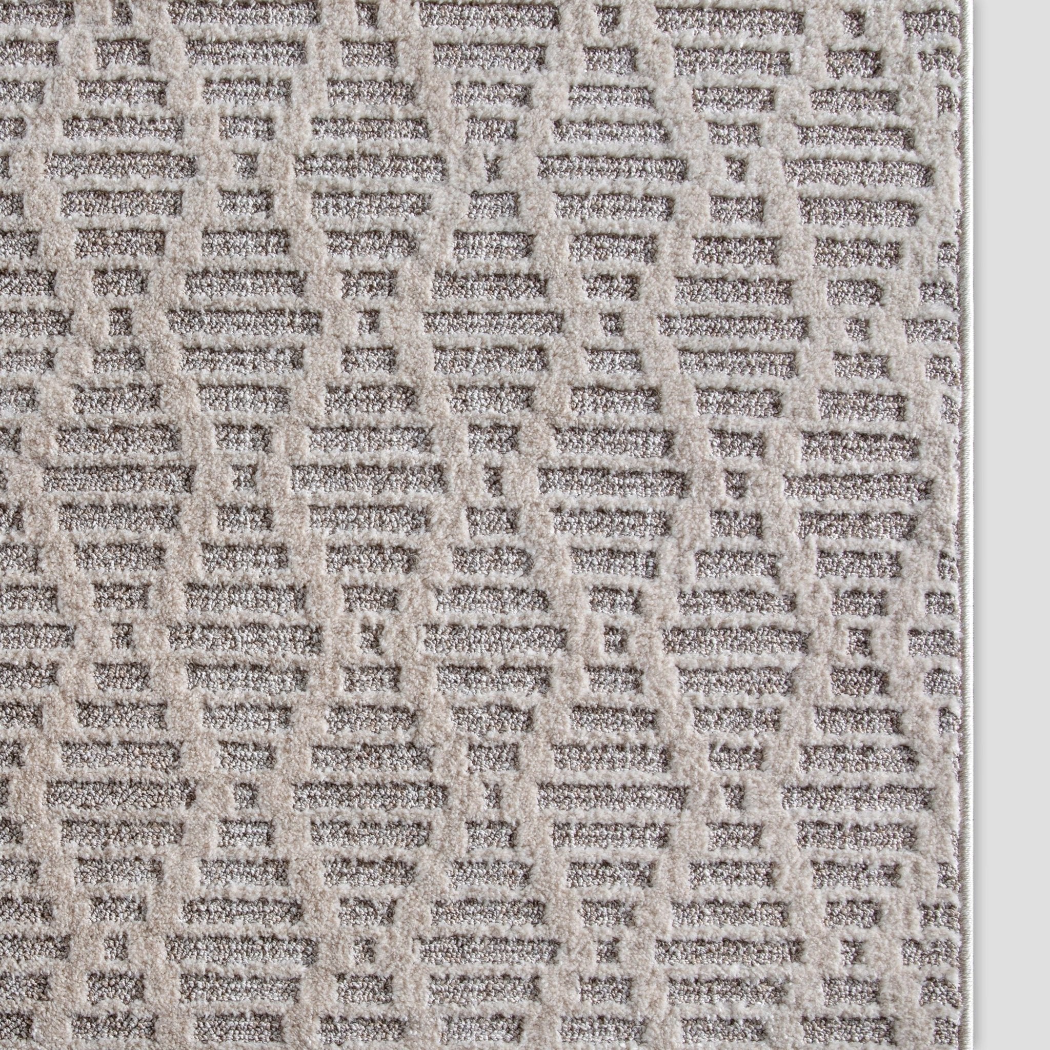 Custom Size Runner Babylon Moroccan Trellis Taupe Choose Your Width x Choose Your Length Hallway & Stair Runner Rug Well Woven