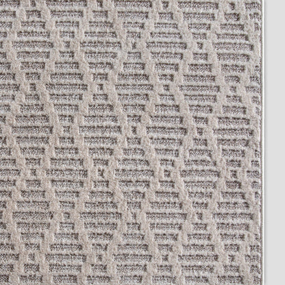 Custom Size Runner Babylon Moroccan Trellis Taupe Choose Your Width x Choose Your Length Hallway & Stair Runner Rug Well Woven