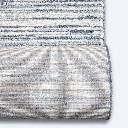 Custom Size Runner Delphi Modern Blue Choose Your Width x Choose Your Length Hallway & Stair Runner Rug Well Woven