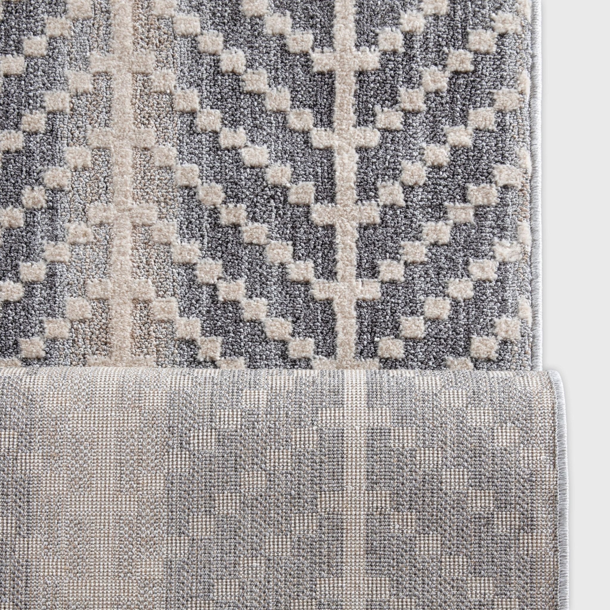 Custom Size Runner Rhodes Modern Grey Choose Your Width x Choose Your Length Hallway & Stair Runner Rug Well Woven