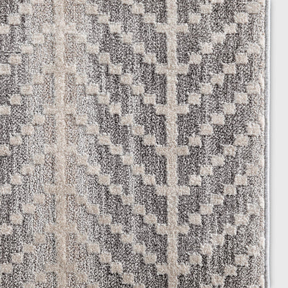 Custom Size Runner Rhodes Modern Taupe Choose Your Width x Choose Your Length Hallway & Stair Runner Rug Well Woven