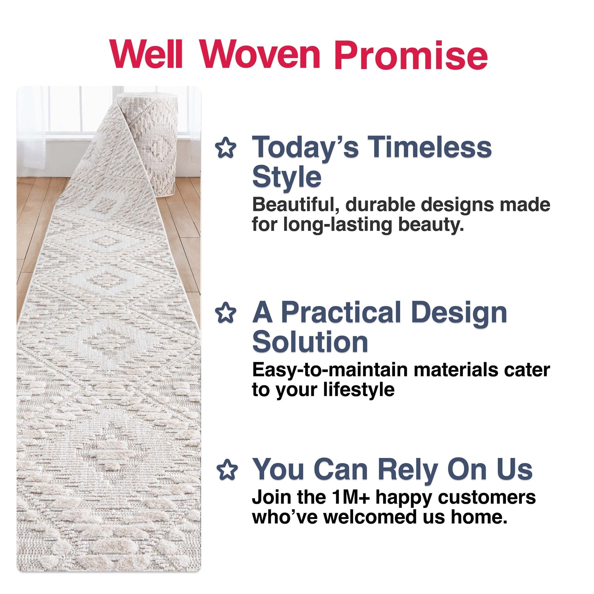 Custom Size Runner Kilim Geo Moroccan Diamond Pattern Beige Choose Your Width x Choose Your Length Hallway Runner Rug Well Woven