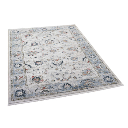 IND-102 Well Woven Indira Elysium Ivory Floor on White