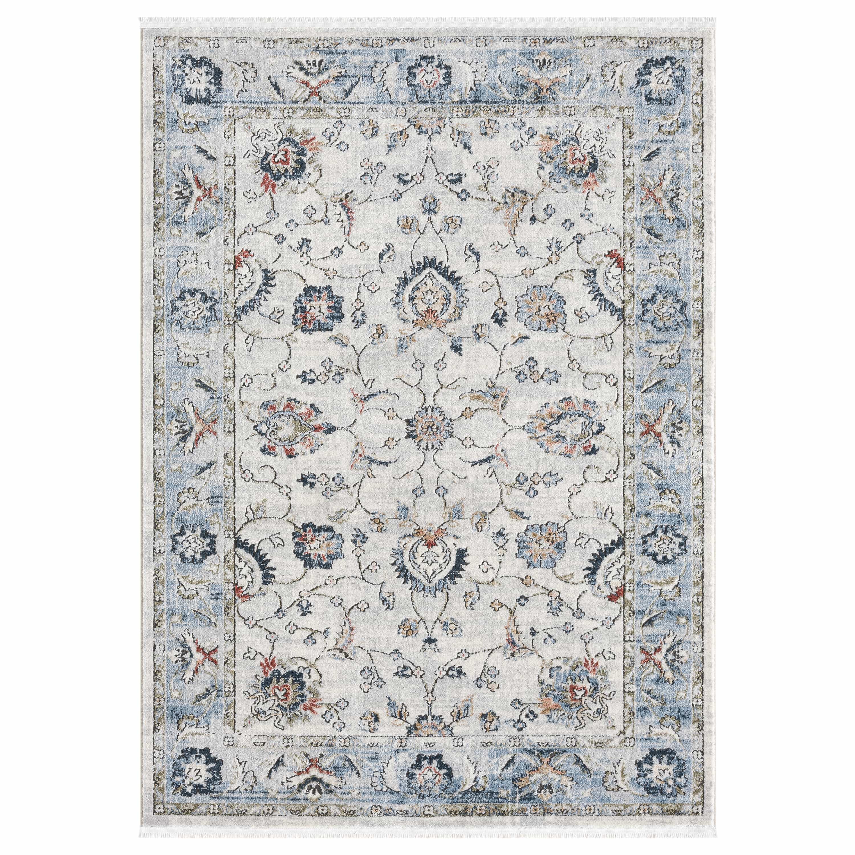 IND-102 Well Woven Indira Elysium Ivory Overhead on White