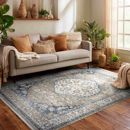 IND-135 Well Woven Indira Mythos Emerald Green Room Scene