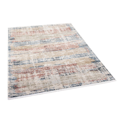 IND-151 Well Woven Indira Mirage Multi Floor on White