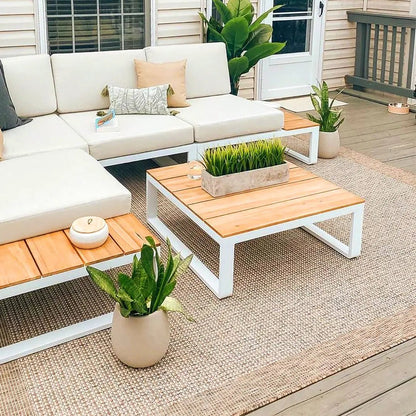 Odin Solid & Striped Border Indoor Outdoor Taupe Flatweave Rug Well Woven