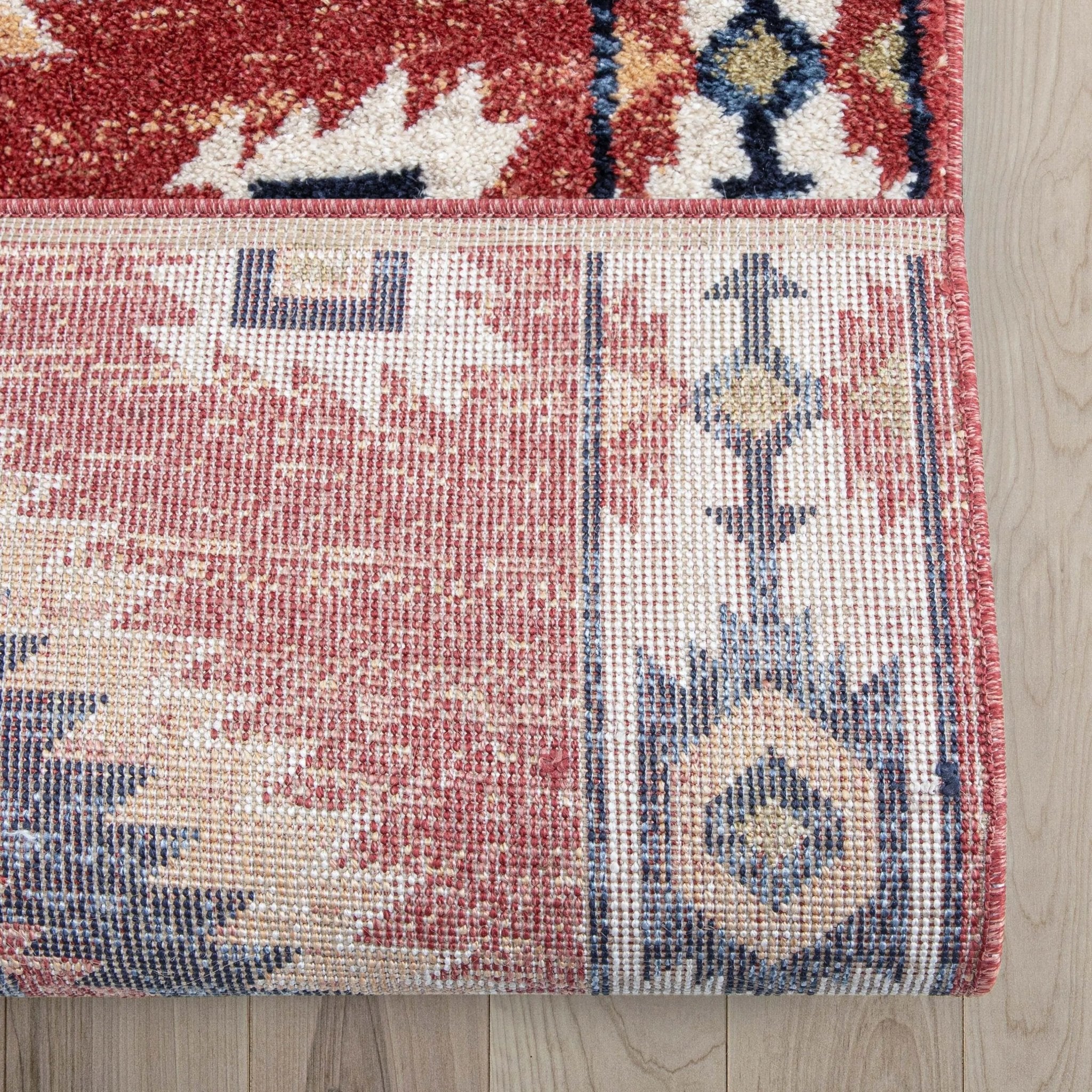 Custom Size Runner Lea Southwestern Red Choose Your Width x Choose Your Length Hallway Runner Rug Well Woven