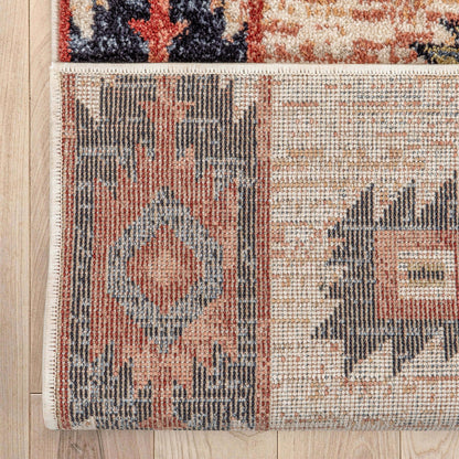 Custom Size Runner Lea Southwestern Tribal Ivory Choose Your Width x Choose Your Length Hallway Runner Rug Well Woven