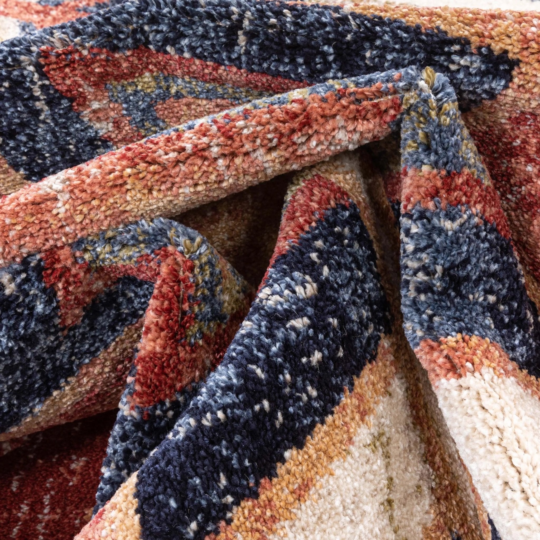 Dustin Southwestern Tribal Medallion Crimson Rug Well Woven