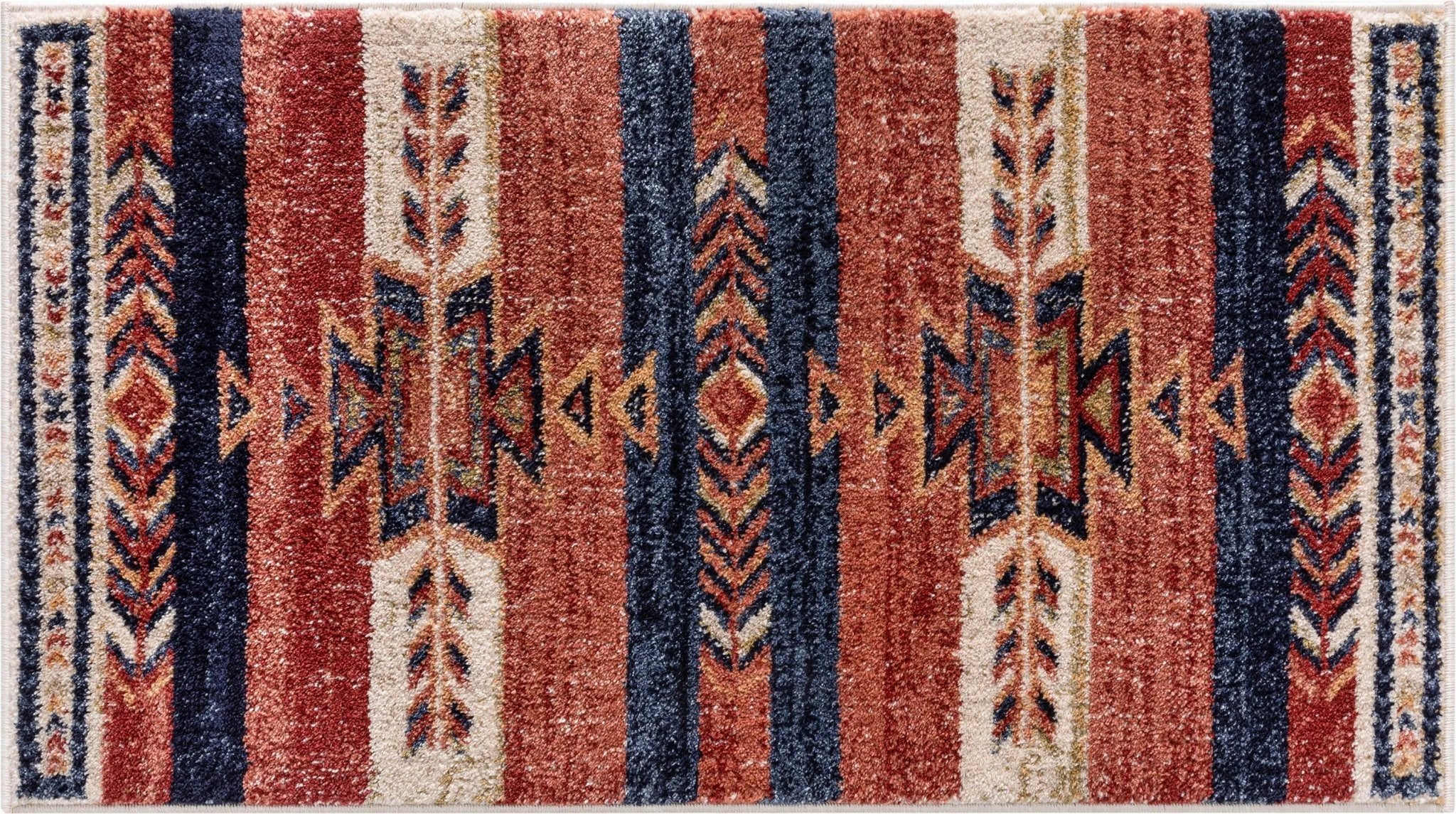 Dustin Southwestern Tribal Medallion Crimson Rug Well Woven