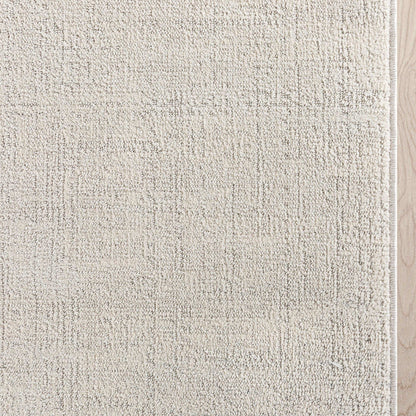 Custom Size Hallway & Stair Runner - Como Ivory Choose Your Width x Choose Your Runner Length- Made to Order Runner - Ultra-Soft,  Tweed Tonal Colors - Looped Pile Well Woven