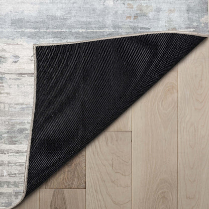 Havana Abstract Geometric Lines Beige Blue Flatweave Rug Well Woven