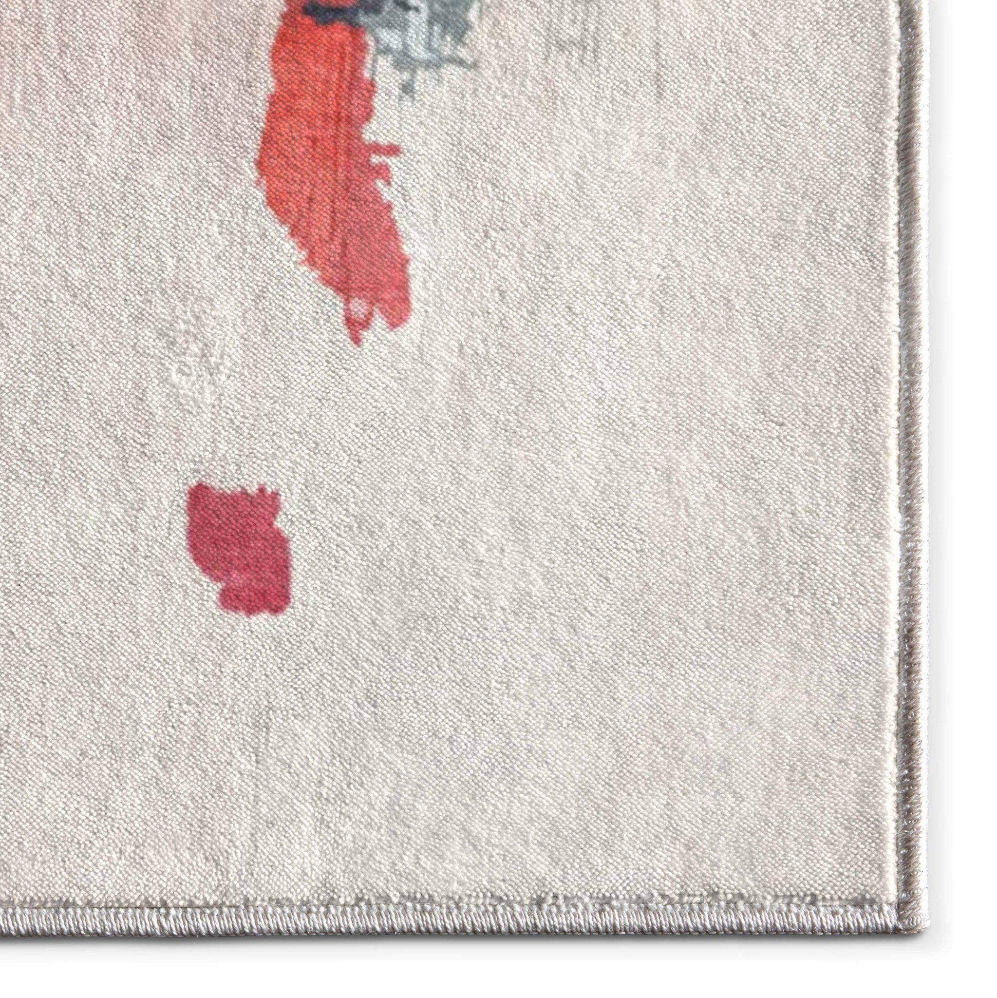 Apollo Chromatic Splash – Bold Paint-Splatter Flat Woven Multicolor Rug Well Woven