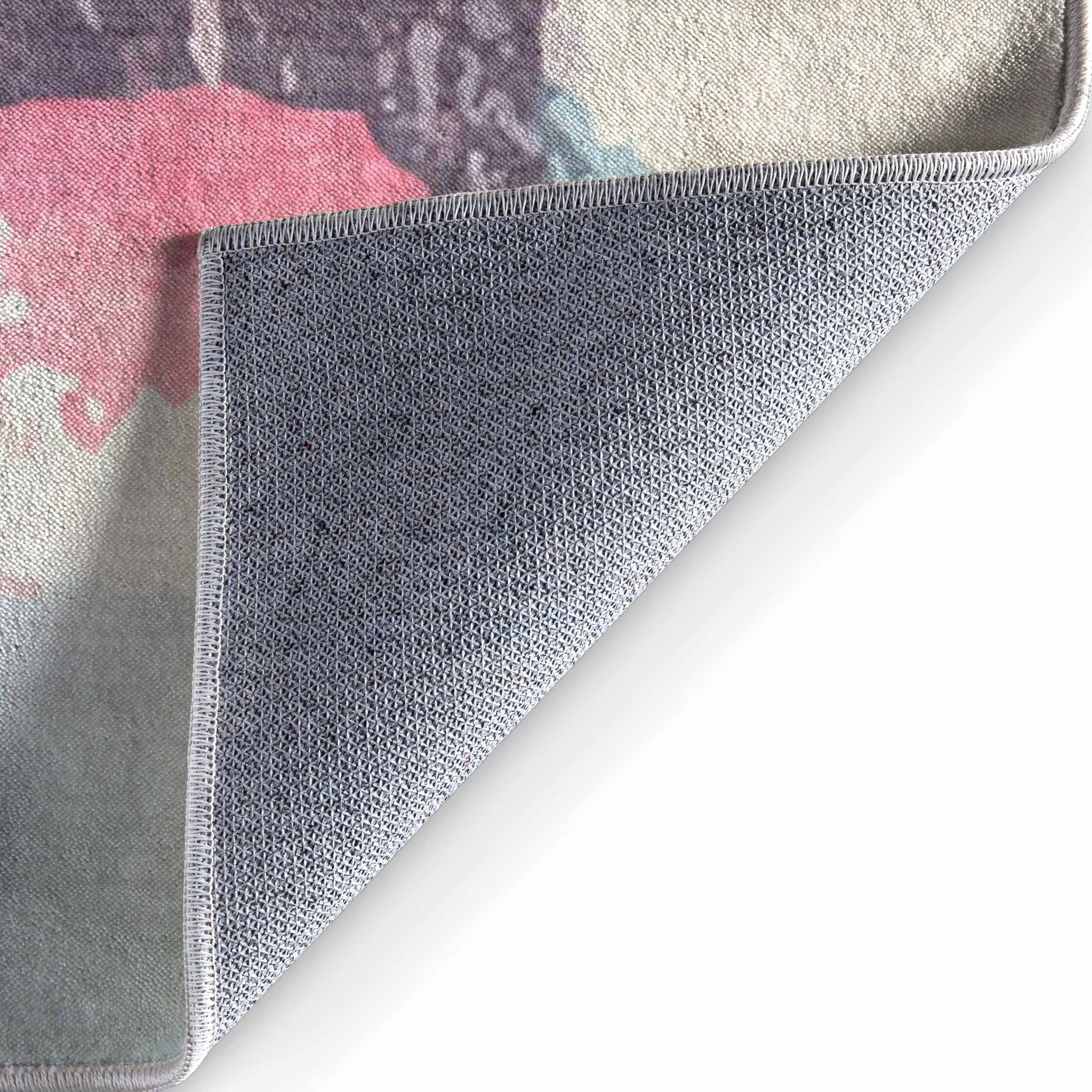 Apollo Galets d’Aquarelle – Abstract Watercolor & Pebble Flat Woven Multicolor Rug Well Woven