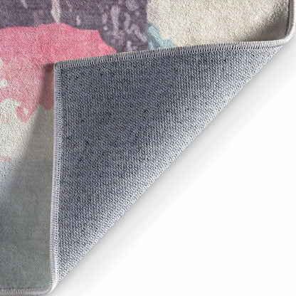 Apollo Galets d’Aquarelle – Abstract Watercolor & Pebble Flat Woven Multicolor Rug Well Woven