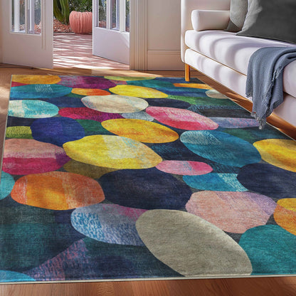 Apollo Éclat Vif – Bright Abstract Multicolor Rug Well Woven
