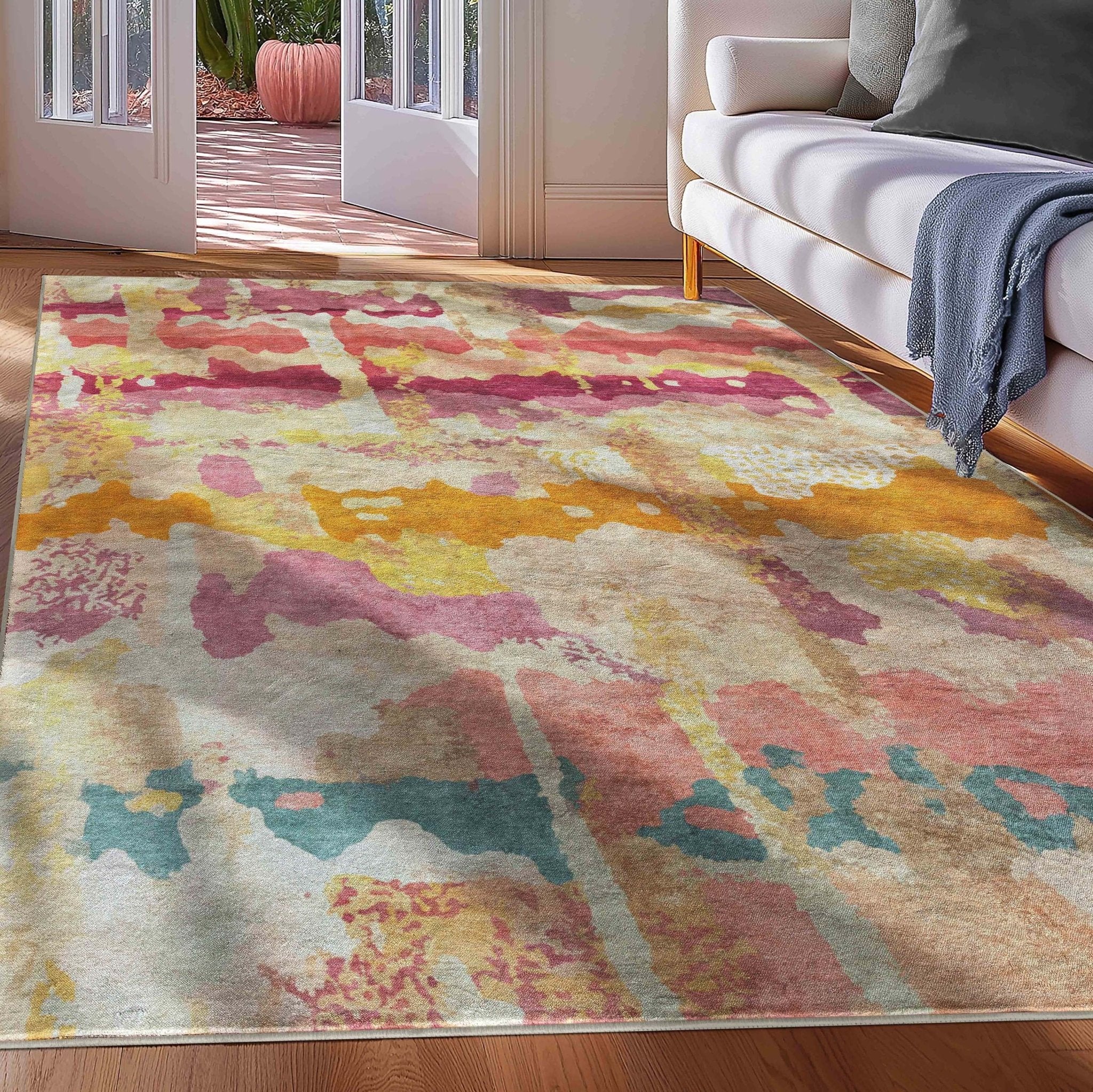 Apollo Couleurs Lumineuses – Radiant Abstract Multicolor Rug Well Woven