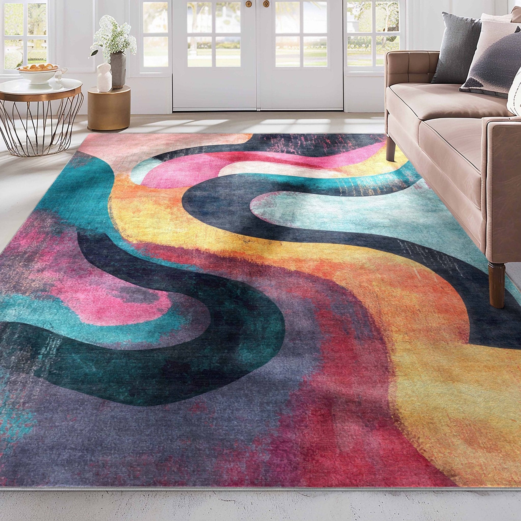 Apollo Couleurs Sans Fin – Timeless Multicolor Abstract Rug Well Woven