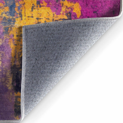 Apollo Marée Abstraite –  Abstract Marble Multicolor Rug Well Woven