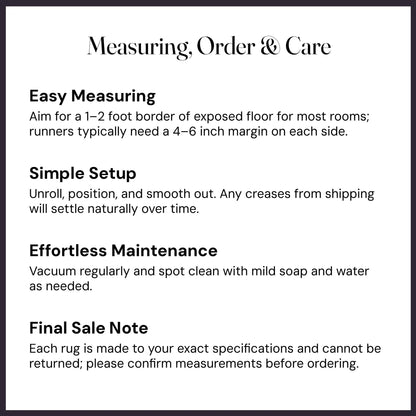 Custom Size Runner Modern Striations Almond Blush Choose Your Width x Choose Your Length Hallway Runner Rug Well Woven