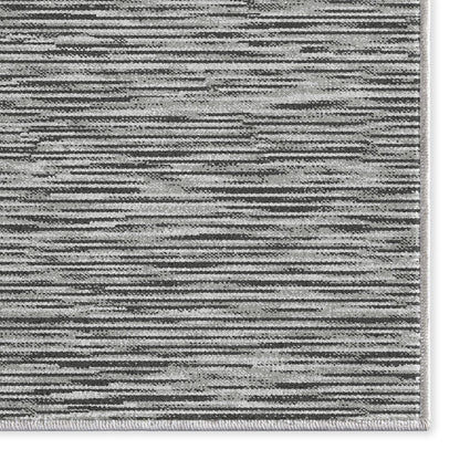 Custom Size Runner Striations Modern Striped Fogstone Pewter Choose Your Width x Choose Your Length Hallway Runner Rug Well Woven