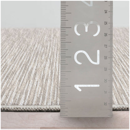 Custom Size Runner Striations Modern Striped Sandstone Elegance Choose Your Width x Choose Your Length Hallway Runner Rug Well Woven