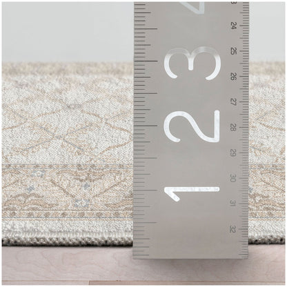 Custom Size Runner Regency Lattice Pearly Haven Choose Your Width x Choose Your Length Hallway Runner Rug Well Woven