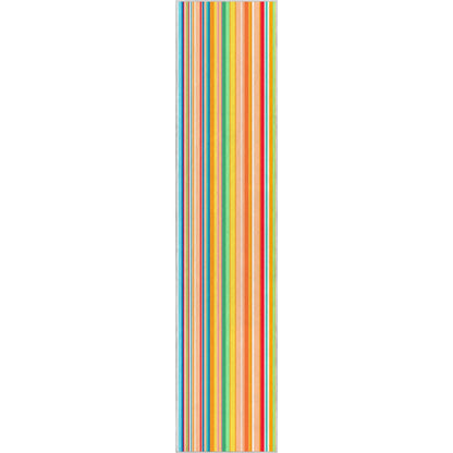 Custom Size Runner Seabreeze Lines Modern Multi Choose Your Width x Choose Your Length Hallway Runner Rug Well Woven