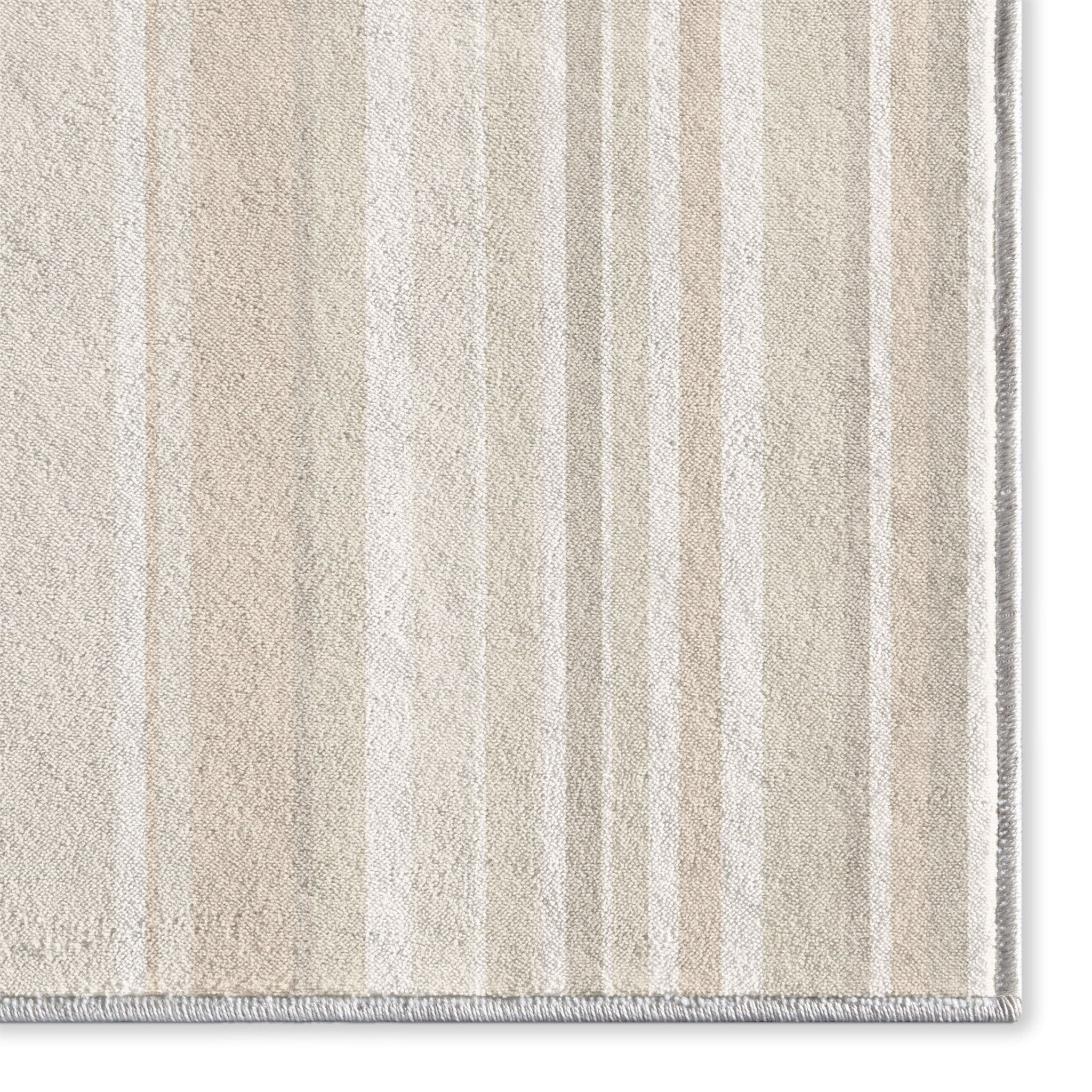 Custom Size Runner Seabreeze Lines Modern Moonlit Ivory Choose Your Width x Choose Your Length Hallway Runner Rug Well Woven
