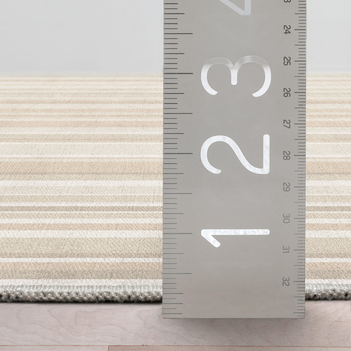 Custom Size Runner Seabreeze Lines Modern Moonlit Ivory Choose Your Width x Choose Your Length Hallway Runner Rug Well Woven