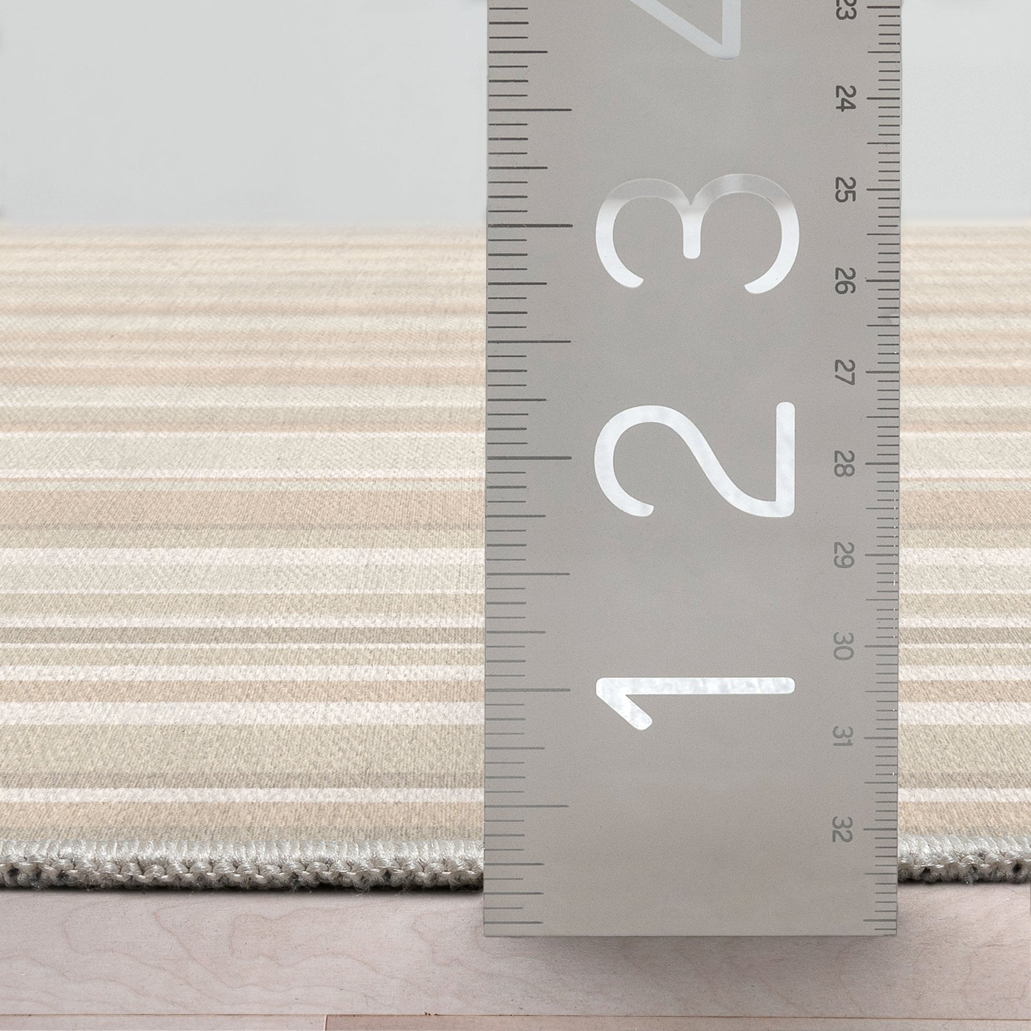 Custom Size Runner Seabreeze Lines Modern Moonlit Ivory Choose Your Width x Choose Your Length Hallway Runner Rug Well Woven
