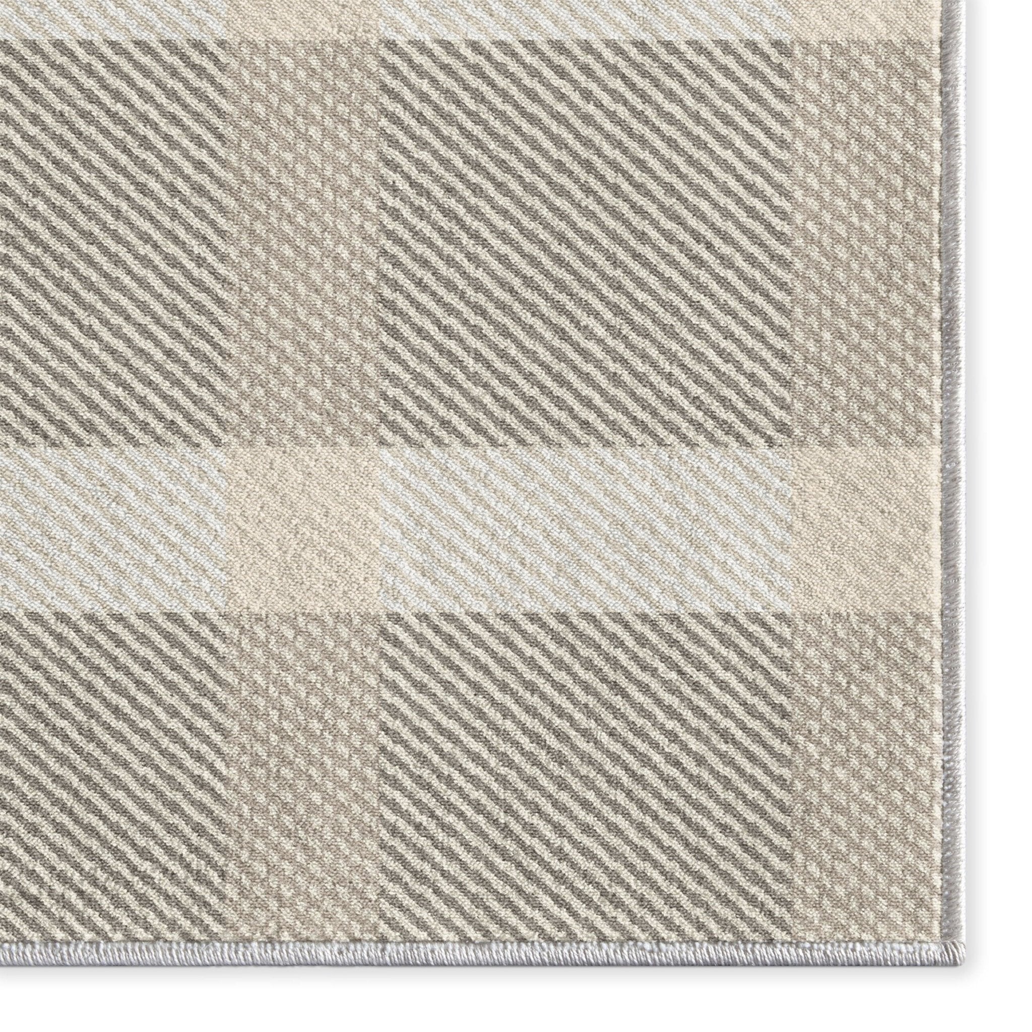 Custom Size Runner Tartan  Espresso Glow Choose Your Width x Choose Your Length Hallway Runner Rug Well Woven